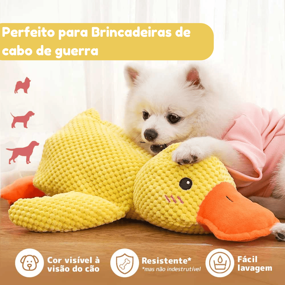 pato de pelúcia,
pato de pelúcia para cachorro,
Pato Resistente para Cães,
Pato de Pelúcia Durável,
Pelúcia Pato Antimordida,
Pato interativo pet,