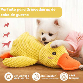 pato de pelúcia,
pato de pelúcia para cachorro,
Pato Resistente para Cães,
Pato de Pelúcia Durável,
Pelúcia Pato Antimordida,
Pato interativo pet,